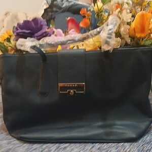 Tahari Black Tote Bag